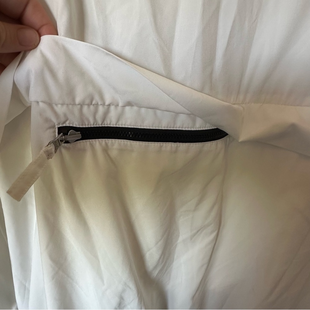 Nuage Women's Sz L Insect Repellent Packable Zip-Front Jacket White - Picture 6 of 11